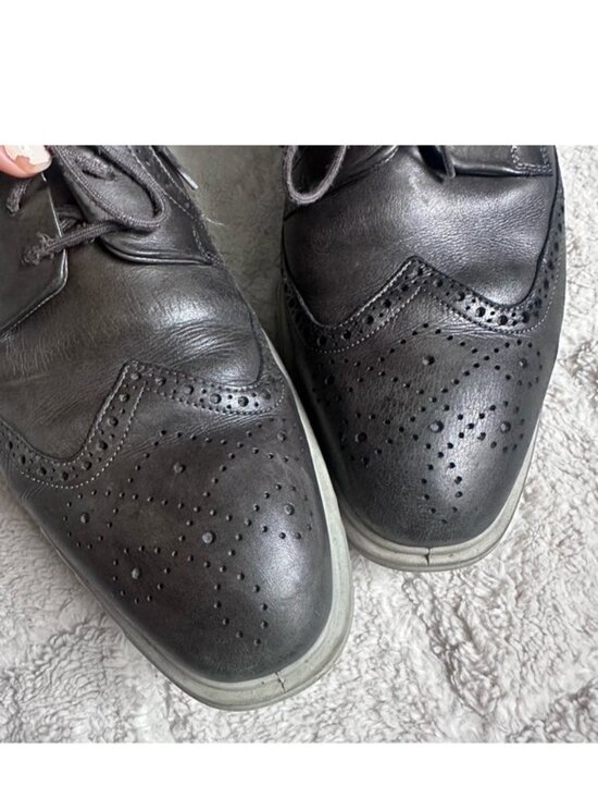 ECCO | Black ST.1 Hybrid Lite Wingtip Oxford shoes | Size 13 main image 9